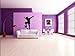 Sports Silhouette Wall Decals - Boy Skateboard 2 Silhouette - 12 inch Removable Graphic