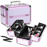 Pro Lavender Aluminum Makeup Case Model No. TS-91