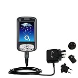 International Wall / AC Charger for the O2 XDA Atom - Gomadic Brand w/ TipExchange Technology