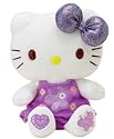 Hello Kitty Gemstone - Purple Amethyst of Healing Butterfly Hello Kitty Mascot 6" Plush