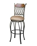 Pastel Furniture LX 222 AR - BK 631 Lexington Rust 26 Inch Swivel Counter S ....