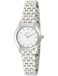 Bulova Womens 96L132 Silver White Dial Bracelet Watch