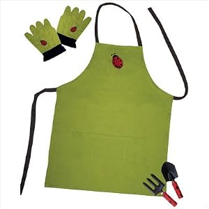 Sassafras Enterprises Ladybug Garden Apron Set