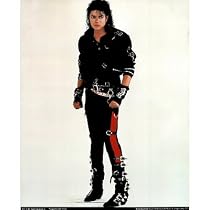 Professionally Framed Michael Jackson (Stare) Music Poster - 16x20 with RichAndFramous Black Wood Frame