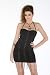 Carmin Los Angeles Rocker Style Sexy Black Corset Dress