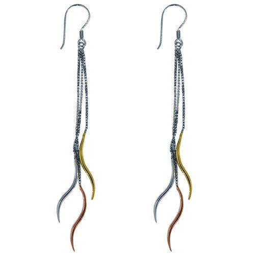 Sterling Silver Chain Fire Pendant Sale Jewelry Off Shoulder Color Dangle Earrings