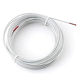 メッキ付カットワイヤー 3m×30mm/ワイヤースリング【SK11】