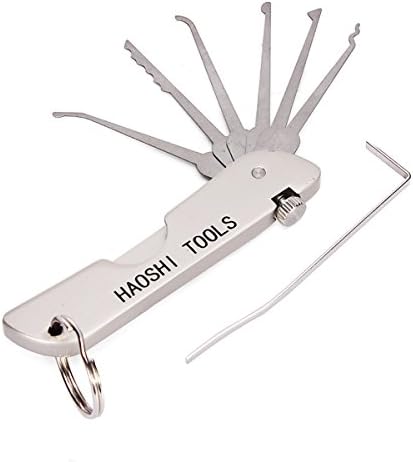 HAOSHI Foldable Door Lock Opener Locksmith Tool Lock Pick Set