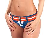 NCAA Florida Gators Unnecessary Roughness Lace Up Bikini Bottoms (Team, Large)