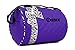 Lil Princess Girl's Quilted Nylon Dance Duffel Bag, Purple with Zebra Bow