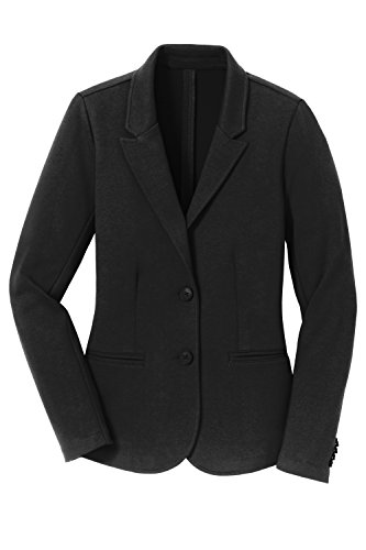 YogaColors Womens's Crystal Casual Work Solid Knit Blazer Up to Size 4X
