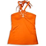 Haven Girl - Girls Tank Top, Orange (Size 4)