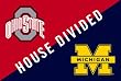 Ohio State University and University of Michigan - House Divided Indoor/Outdoor Floormat
