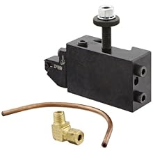 Dorian Tool V881 Victory Thru Coolant Chromium Molybdenum Alloy Steel Quick Change OD and ID Threading Toolholder with External On Edge Insert Cartridge for V30TC Automatic Thru Coolant Tool Post, 4-1/2" Width, 1-15/64" Height