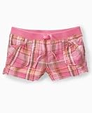 Greendog Girls Plaid Shorts with Knit Waistband
