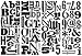 All Products : Advantus Tim Holtz Idea Ology Masks Ransom Alphabet 89/Pkg TH92750, 2 Item(s)/Order