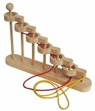 立体知恵の輪　（6段長）木のおもちゃ脳トレパズル 頭脳活性 　Wooden toys puzzle　の画像