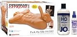 Pipedream Extreme Fuck Me Silly Dude 8 Cock Fanta Flesh Love Doll Bundle w/ System Jo Lubricant, Adult Toy Cleaner & After Sex Towel