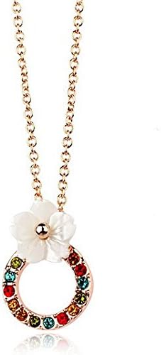 Popular Fashion Italina Rigant New Arrival Tiny Colorful Pendant Necklace Colar 18K Real Gold Plated Made With Austrian Crystal Stellux RG76586 By Eva Fs.