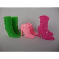 3 Pairs of Barbie Boots