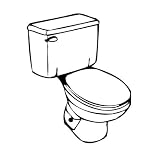 American Standard 738159-0070A Toilet Flapper Assembly, White American Standard 738159-0070A Toilet Flapper Assembly, White