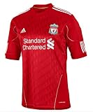 Men's & Youth Liverpool Home Jersey (Light scarlet, Gold, X-Large)