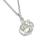 新宿銀の蔵 【mon】ラッキーチャーム「王冠」 シルバーネックレス 【プレゼントBOX付き】 /レディース/クラウン/シルバーアクセサリー/