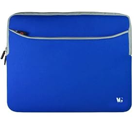 Sacoche en N�opr�ne pour ordinateur portable (15.4') 39.12 cm, Apple Macbook (15') 38.1 cm HP Pavilion (15.4') 39.12 cm Acer Aspire (15.4') 39.12 cm Acer Timeline Toshiba Satellite Sony Vaio Dell Latitude Dell Inspiron Samsung Notebook Sleeves (Disponible en diff�rentes couleurs) (Bleu)
