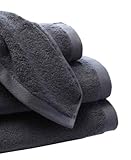 Luxury Boutique Face Cloth (Set of 3), 750 GSM Combed Cotton, 33x33cm - Slate