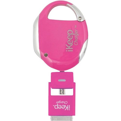 iKeep IK2PK iKeep Ik2pk iKeep Charger (pink) - Charger - Retail Packaging - Pink