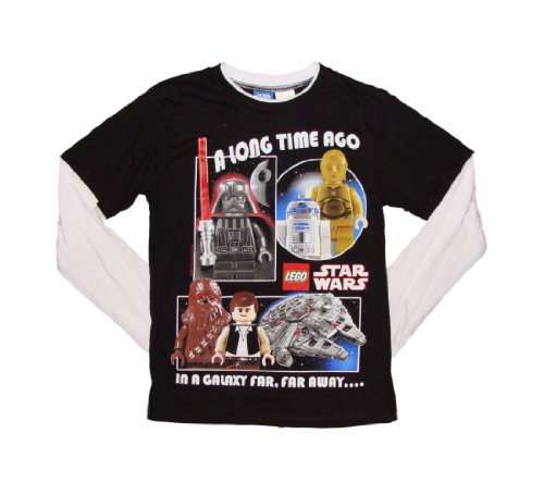  Lego Star Wars Character Boys Long Sleeve T-shirt