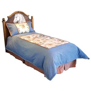 Angel Song Buckaroo Blue Boy's Twin Duvet Set