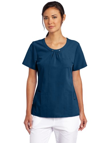 Dickies Scrubs Women's Xtreme Stretch Junior-Fit Scoop Neck Top