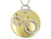 Diamond Pendant 1/3 (ctw) in Yellow and White Gold with Chain