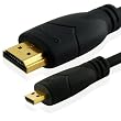 Cavo MICRO HDMI HIGH SPEED con Ethernet (v.1.4) Cablesson (Tipo D) 3m / 3 metri - Connettori placcati oro 24k - Consigliato per collegare periferiche HD con connettore Micro HDMI al Computer o HD TV.(videocamere, Cellulari, Smartphone, Tablet)
