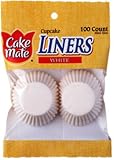 Cake Mate Mini White Cupcake Liners, 100-Count, (Pack of 12)