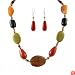 Necklace - N326 - Asst Semi Precious Gemstones + Matching Earrings (18