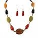 Jewelry : Necklace - N326 - Asst Semi Precious Gemstones + Matching Earrings (18")