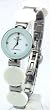 Oniss Ladies Stainless Steel and Ceramic Watch Model ON-334-7 (White)