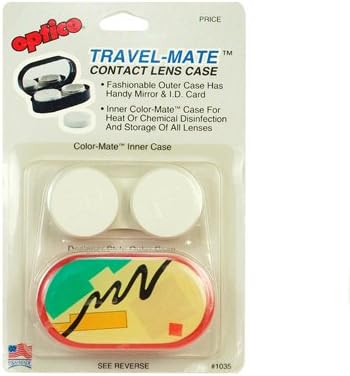Travel-Mate Contact Lens Case (Pink Design)