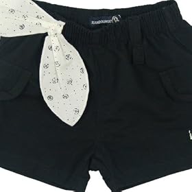 Jean Bourget Linen Black Shorts
