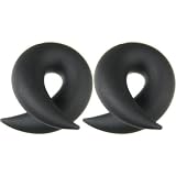 Pair of Glass Barbs: 1/2g Matte Black