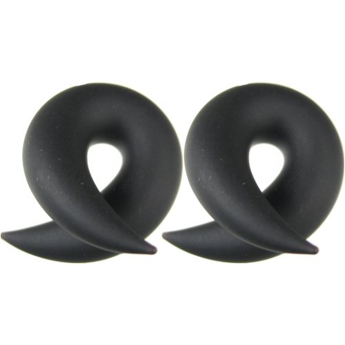 Pair of Glass Barbs: 1/2g Matte Black