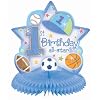 1st Birthday All-Star Honeycomb Centerpiece