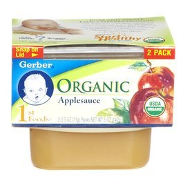 Gerber Tender Harvest Organic First Foods Apples - 2 pk - Case of 8