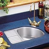 Elkay ELUHR201435R Undermount Kitchen Sink Lasting Beauty Finish Stainless Steel 22 x 14