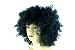 Wilde Afro Perücke aus Kunstfaser Hippie Karneval Fasching Faschingskostüm, Fb.:schwarz