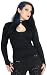 Necessary Evil Venda Key Hole Top - Medium - Black