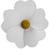 Hanging Nylon Artificial Flower Nursery Girls Room Wedding Decor Decoration - 5 White Olivia Flower