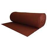100% Wool Felt Dark Brown